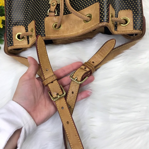 SALE Dooney & Bourke Vintage Drawstring Bucket Bag - Picture 8 of 16